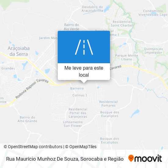 Rua Maurício Munhoz De Souza mapa