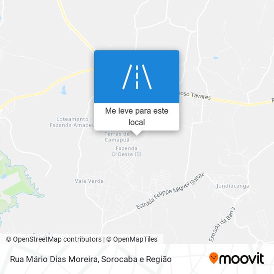 Rua Mário Dias Moreira mapa