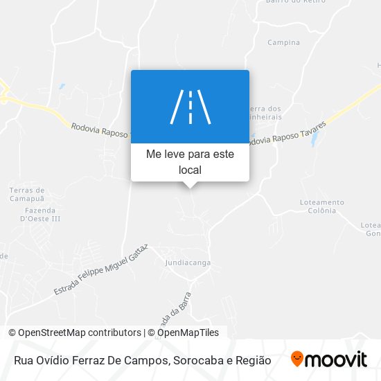 Rua Ovídio Ferraz De Campos mapa