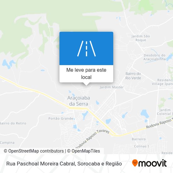 Rua Paschoal Moreira Cabral mapa