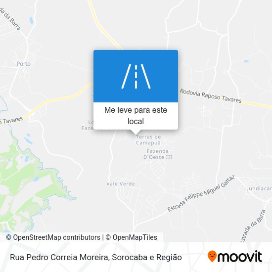 Rua Pedro Correia Moreira mapa