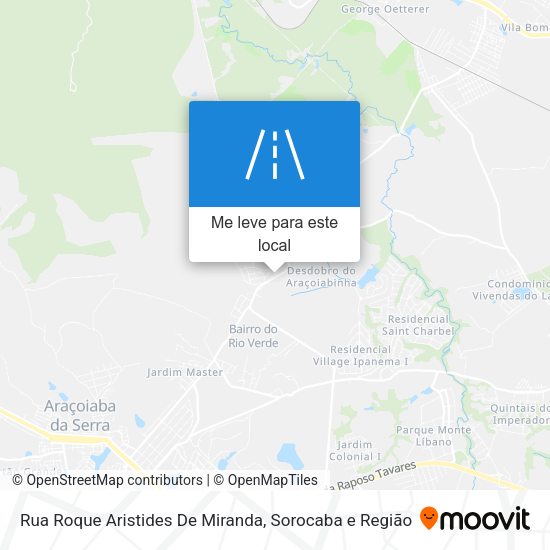 Rua Roque Aristides De Miranda mapa