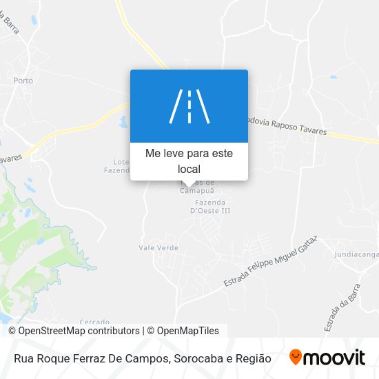 Rua Roque Ferraz De Campos mapa