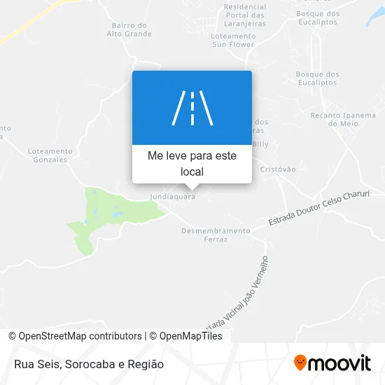 Rua Seis mapa