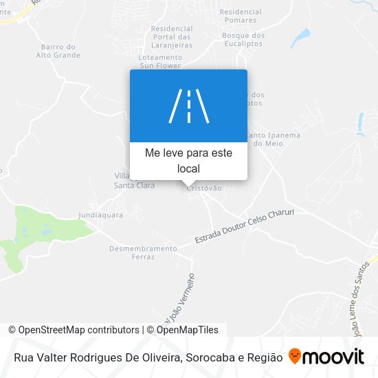 Rua Valter Rodrigues De Oliveira mapa