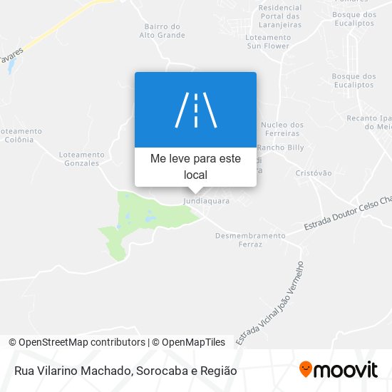 Rua Vilarino Machado mapa