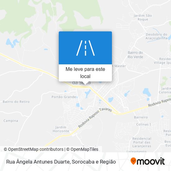 Rua Ângela Antunes Duarte mapa