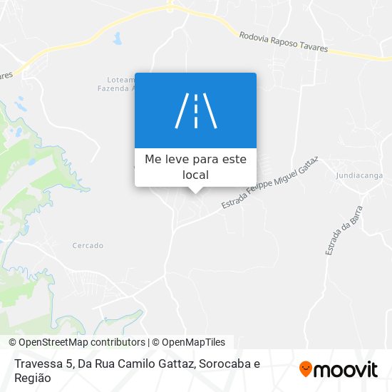 Travessa 5, Da Rua Camilo Gattaz mapa