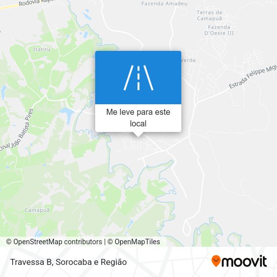 Travessa B mapa