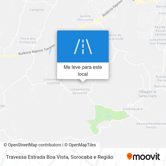 Travessa Estrada Boa Vista mapa