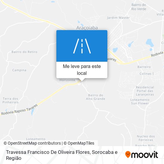 Travessa Francisco De Oliveira Flores mapa