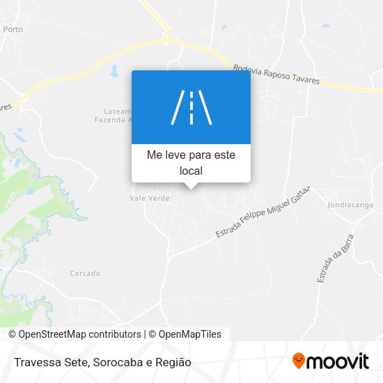 Travessa Sete mapa