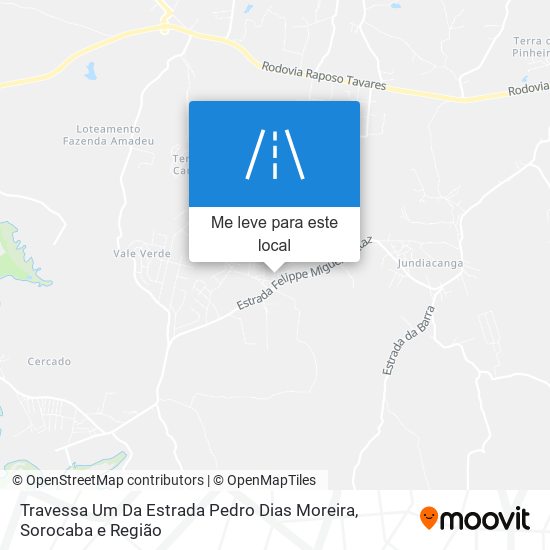 Travessa Um Da Estrada Pedro Dias Moreira mapa