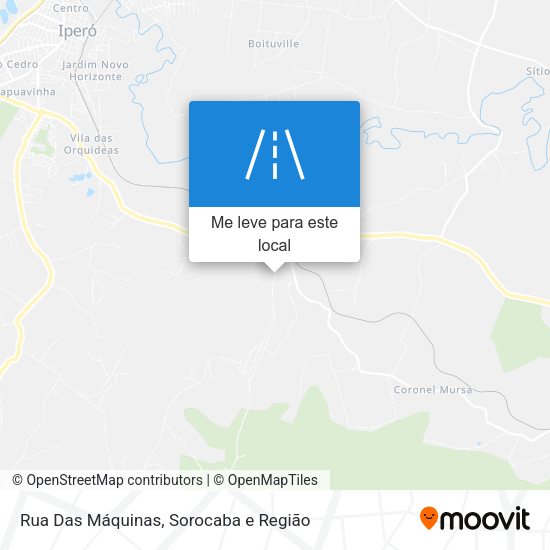 Rua Das Máquinas mapa