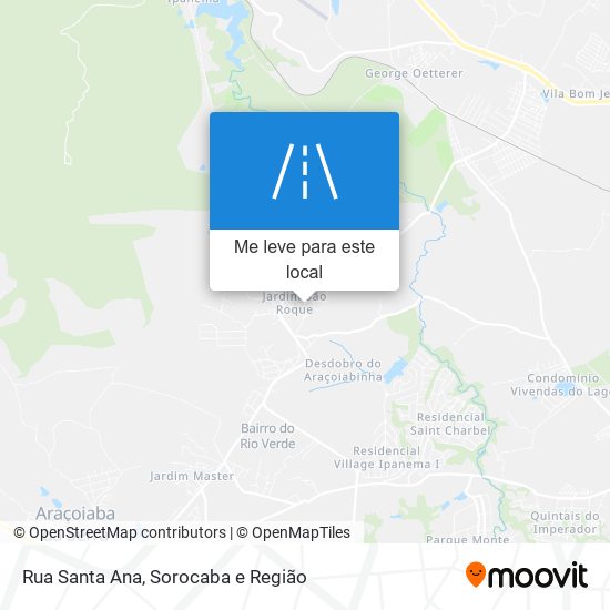 Rua Santa Ana mapa