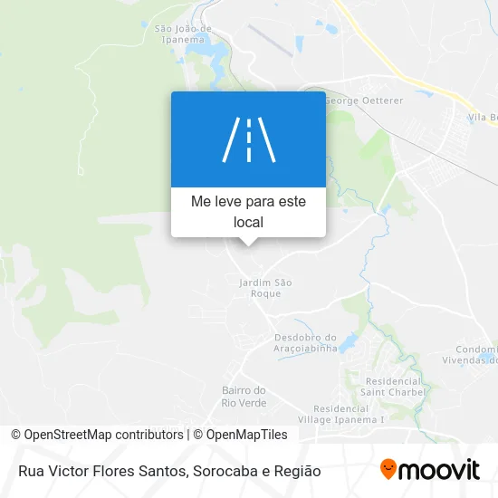 Rua Victor Flores Santos mapa