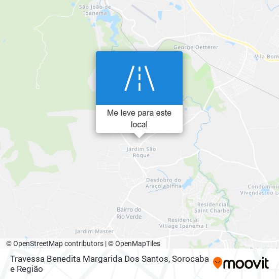 Travessa Benedita Margarida Dos Santos mapa