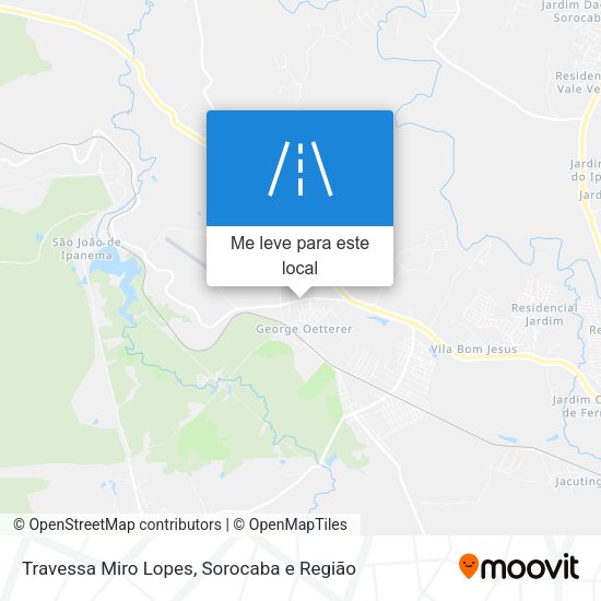 Travessa Miro Lopes mapa