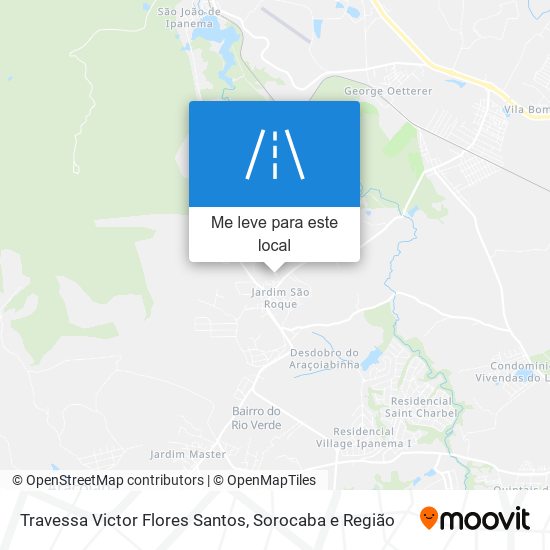 Travessa Victor Flores Santos mapa