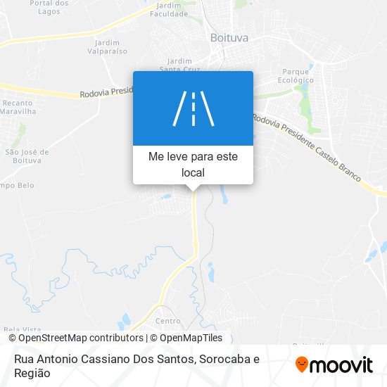 Rua Antonio Cassiano Dos Santos mapa