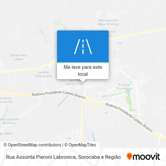 Rua Assunta Pieroni Labronice mapa
