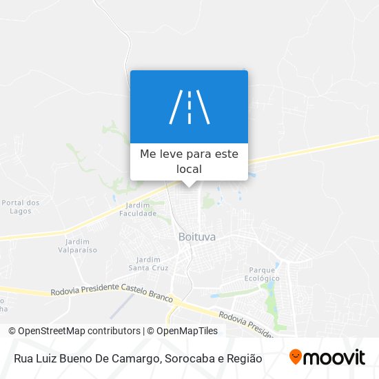 Rua Luiz Bueno De Camargo mapa