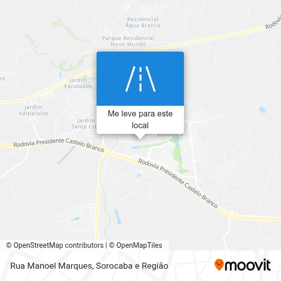 Rua Manoel Marques mapa
