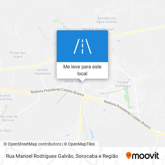 Rua Manoel Rodrigues Galvão mapa