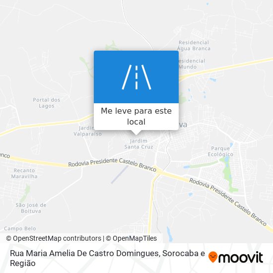 Rua Maria Amelia De Castro Domingues mapa