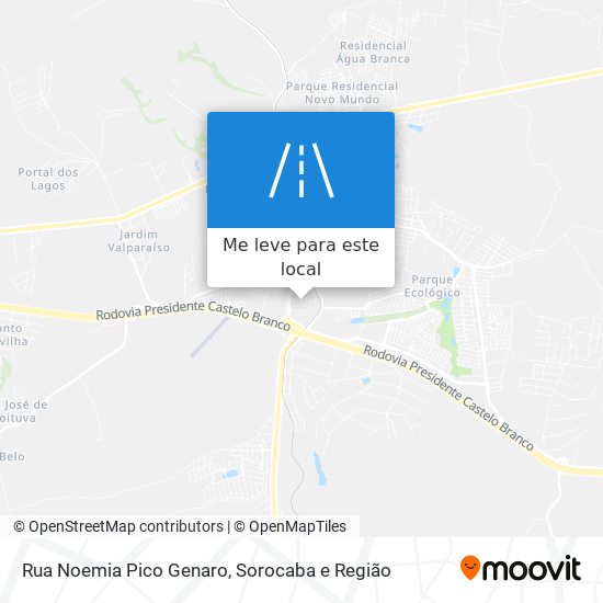 Rua Noemia Pico Genaro mapa