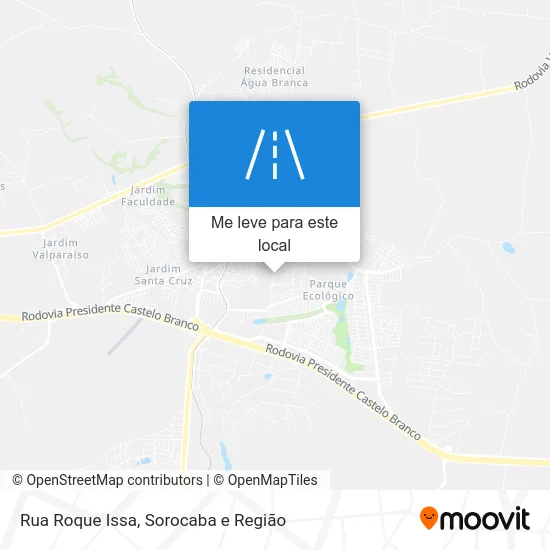 Rua Roque Issa mapa