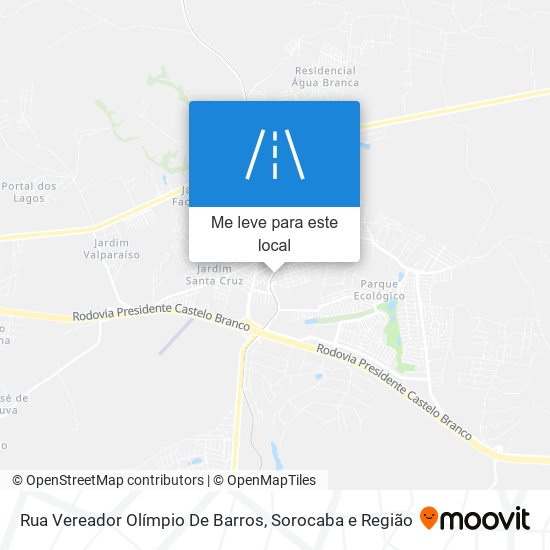 Rua Vereador Olímpio De Barros mapa