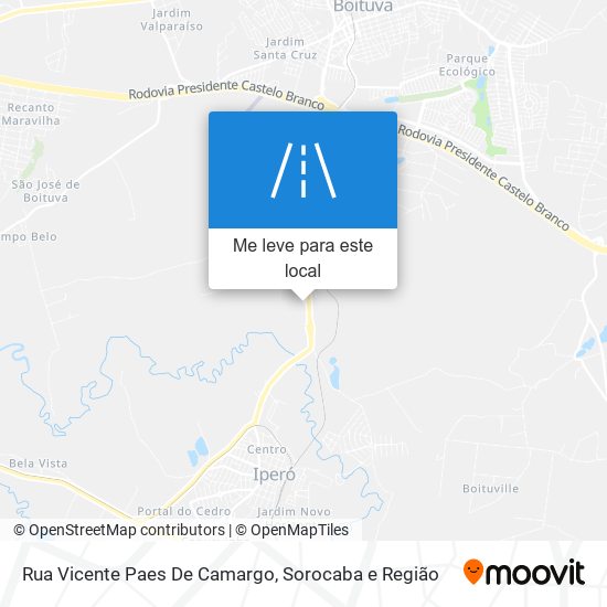 Rua Vicente Paes De Camargo mapa