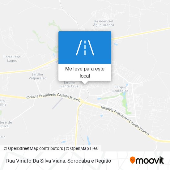 Rua Viriato Da Silva Viana mapa