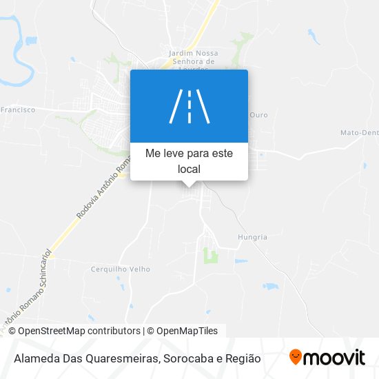 Alameda Das Quaresmeiras mapa