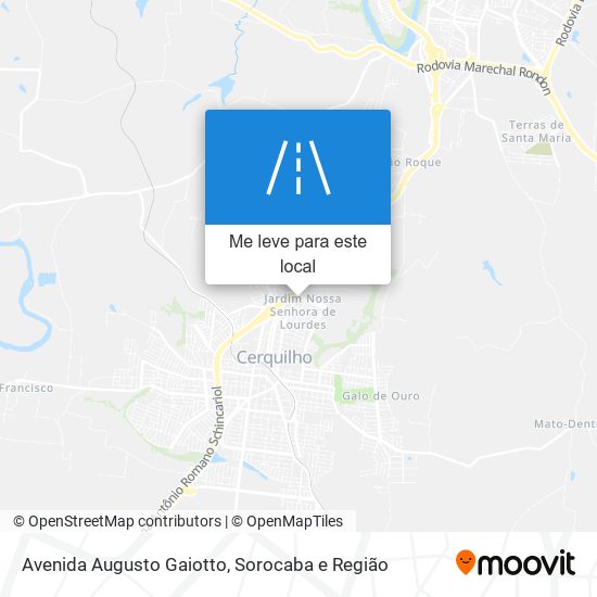 Avenida Augusto Gaiotto mapa