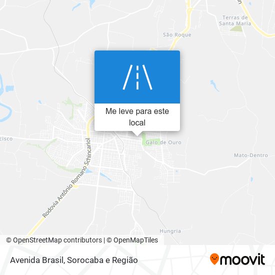 Avenida Brasil mapa