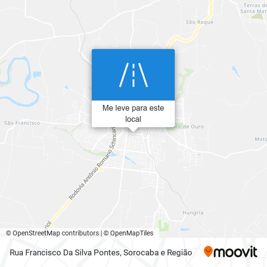 Rua Francisco Da Silva Pontes mapa