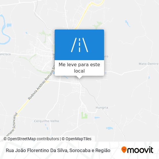 Rua João Florentino Da Silva mapa