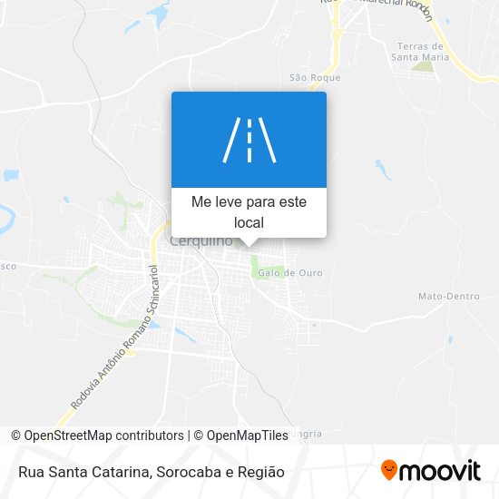 Rua Santa Catarina mapa