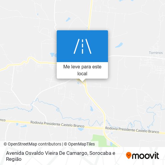 Avenida Osvaldo Vieira De Camargo mapa