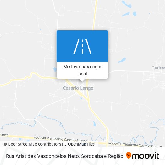 Rua Aristides Vasconcelos Neto mapa