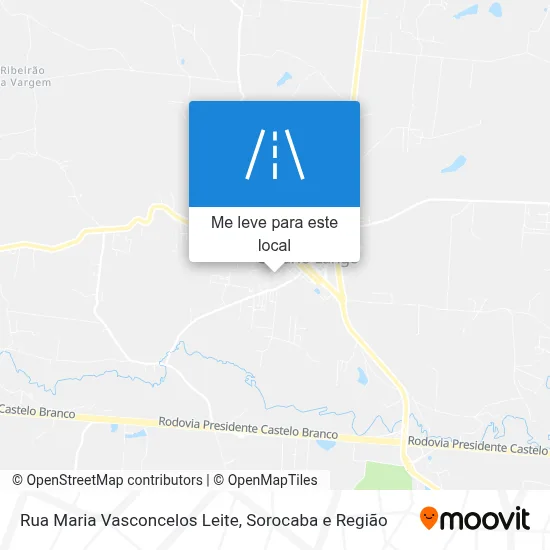 Rua Maria Vasconcelos Leite mapa
