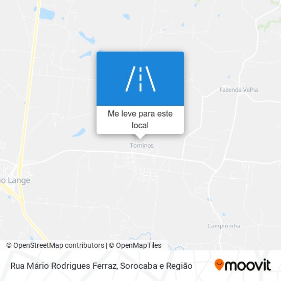 Rua Mário Rodrigues Ferraz mapa