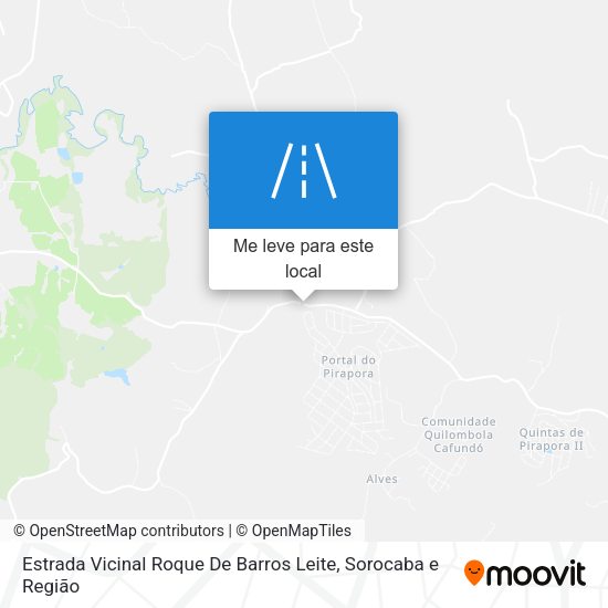 Estrada Vicinal Roque De Barros Leite mapa