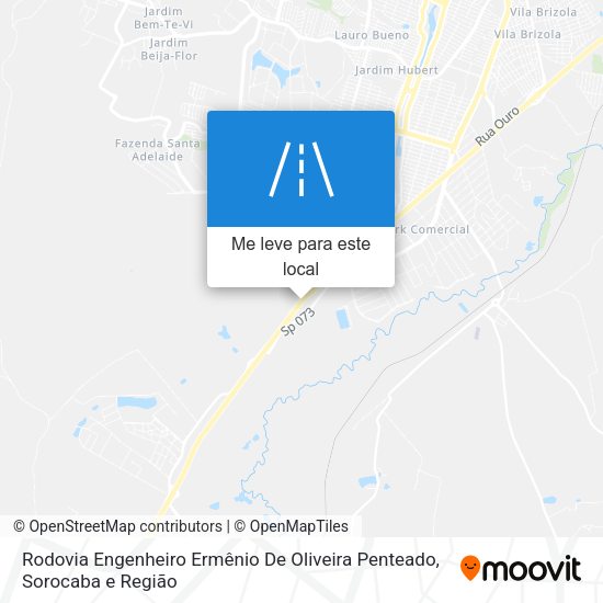 Rodovia Engenheiro Ermênio De Oliveira Penteado mapa