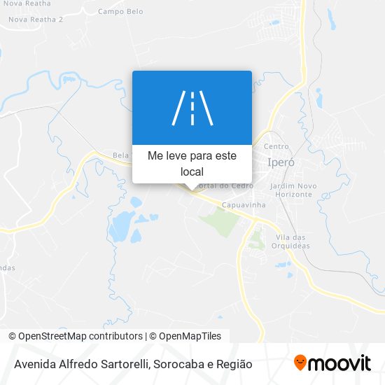 Avenida Alfredo Sartorelli mapa