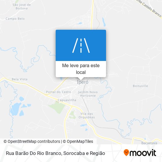 Rua Barão Do Rio Branco mapa