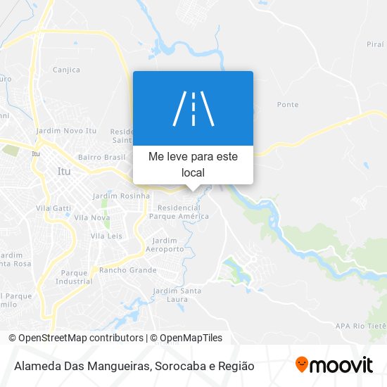 Alameda Das Mangueiras mapa