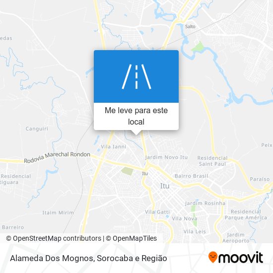 Alameda Dos Mognos mapa